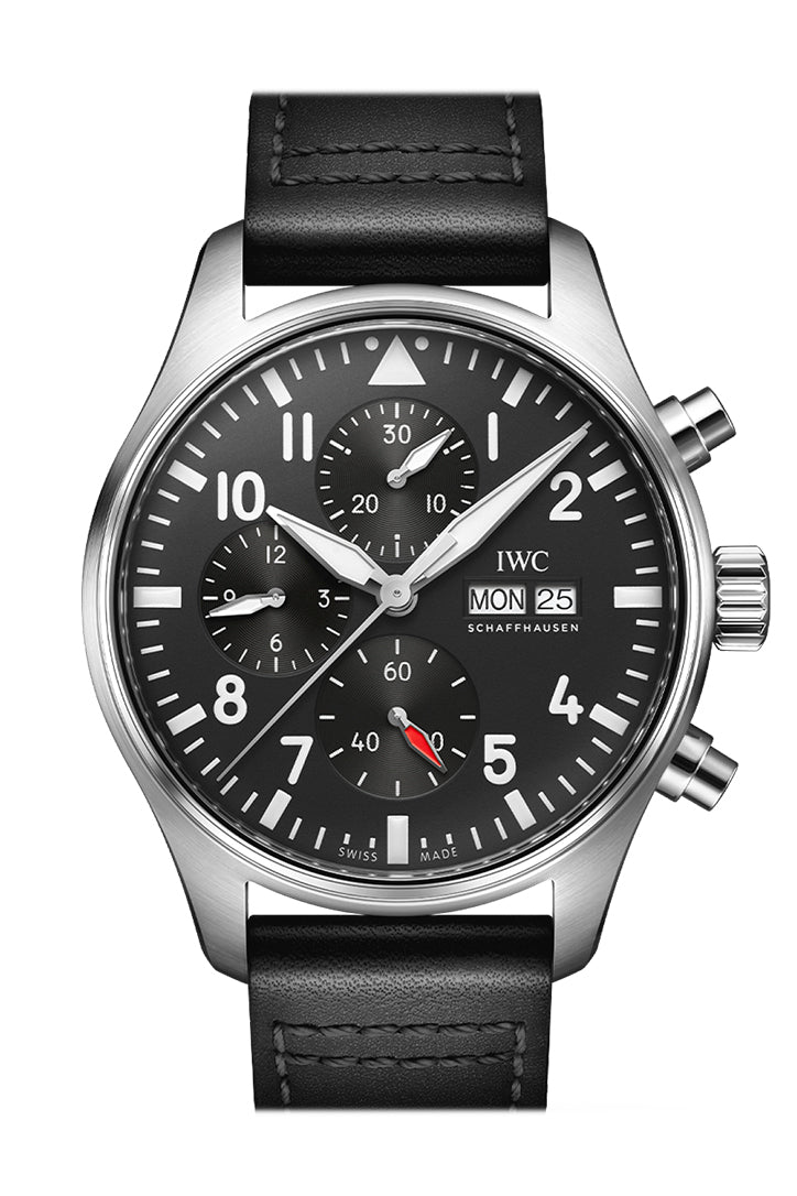 IWC Pilot Chronogragh 43 Black Dial Watch IW378001