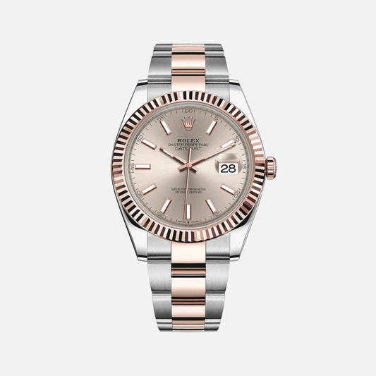 ROLEX DATEJUST 41MM SUNDUST INDEX
