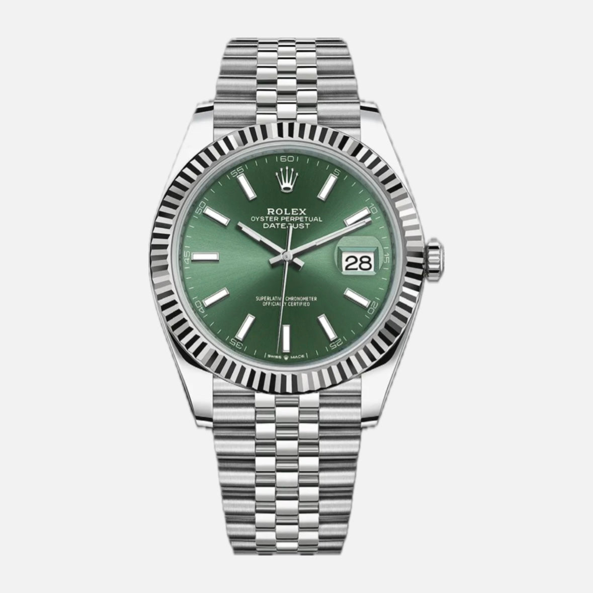 ROLEX DATEJUST 41MM MINT GREEN