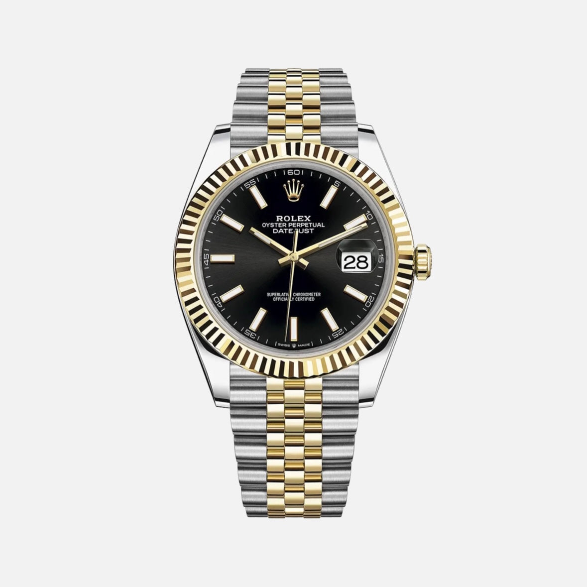 ROLEX DATEJUST 41MM BLACK INDEX