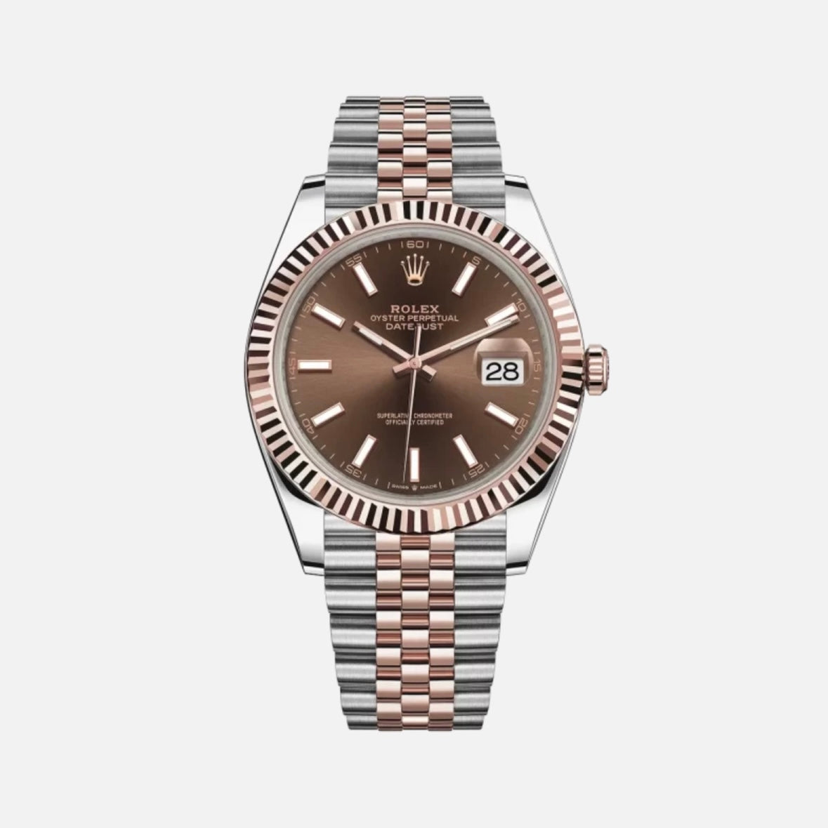 ROLEX DATEJUST CHOCOLATE 41MM