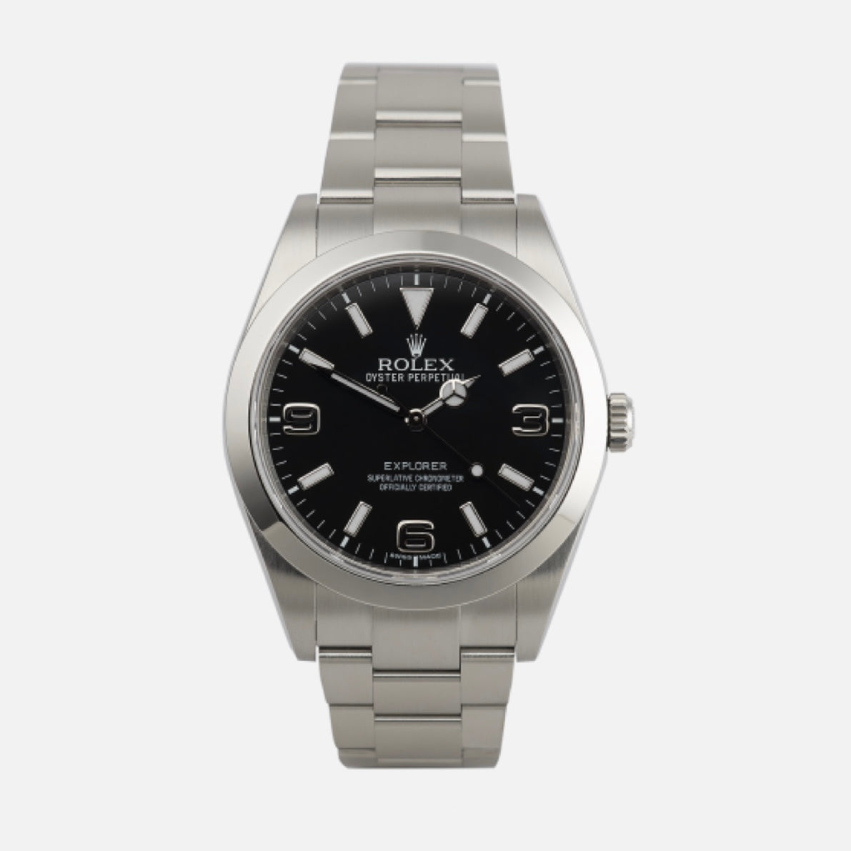ROLEX EXPLORER 39MM BLACK 3 ARABIC