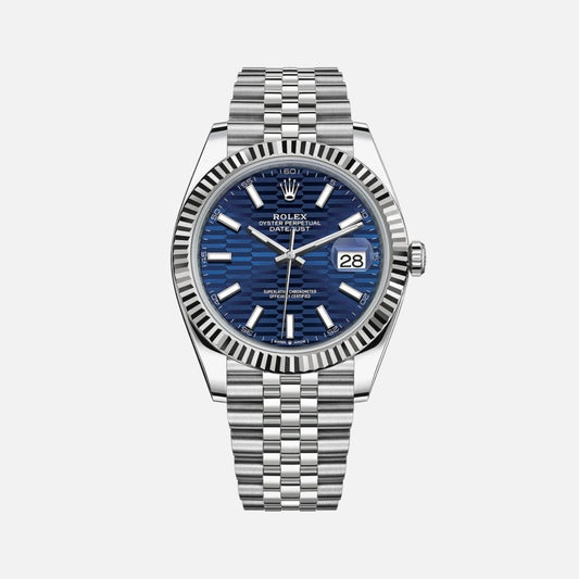 ROLEX DATEJUST 41MM BLUE MOTIF