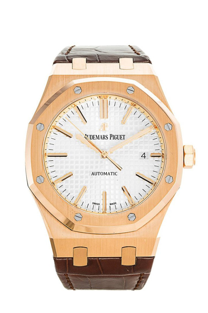 Audemars Piguet Royal Oak 41 Silver dial Rose Gold Watch 15400OR.OO.D088CR.01