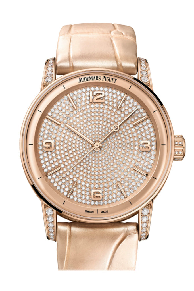 Audemars Piguet CODE 11.59 41mm Pink Gold Diamond Dial Watch 15210OR.ZZ.D208CR.01