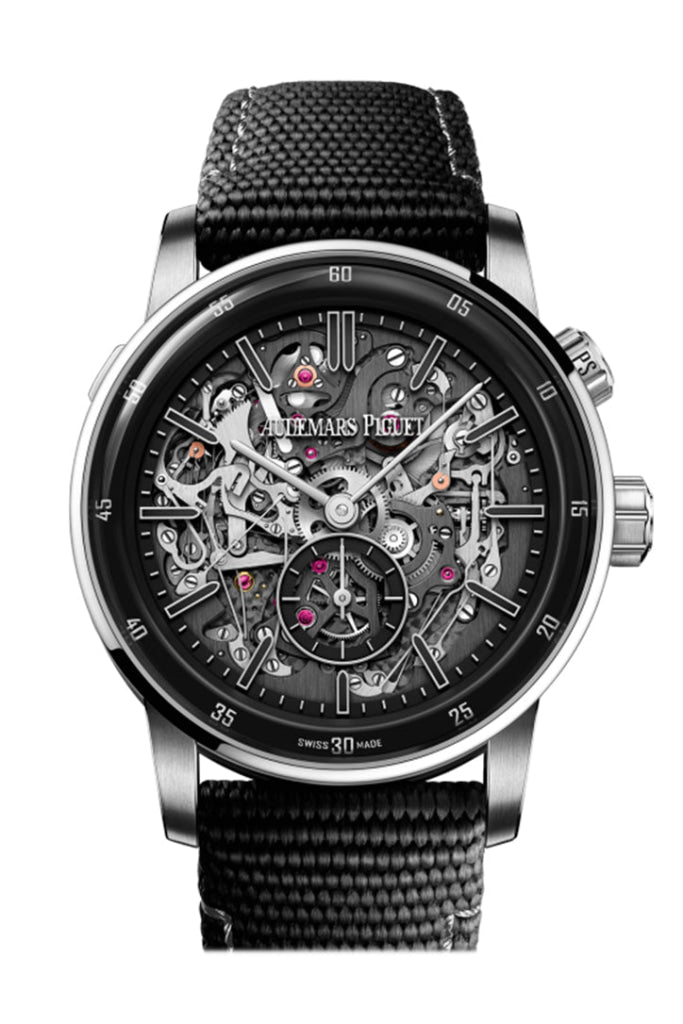 Audemars Piguet CODE 11.59 41mm Sapphire Dial Black Ceramic Watch 26397NB.OO.D002KB.01
