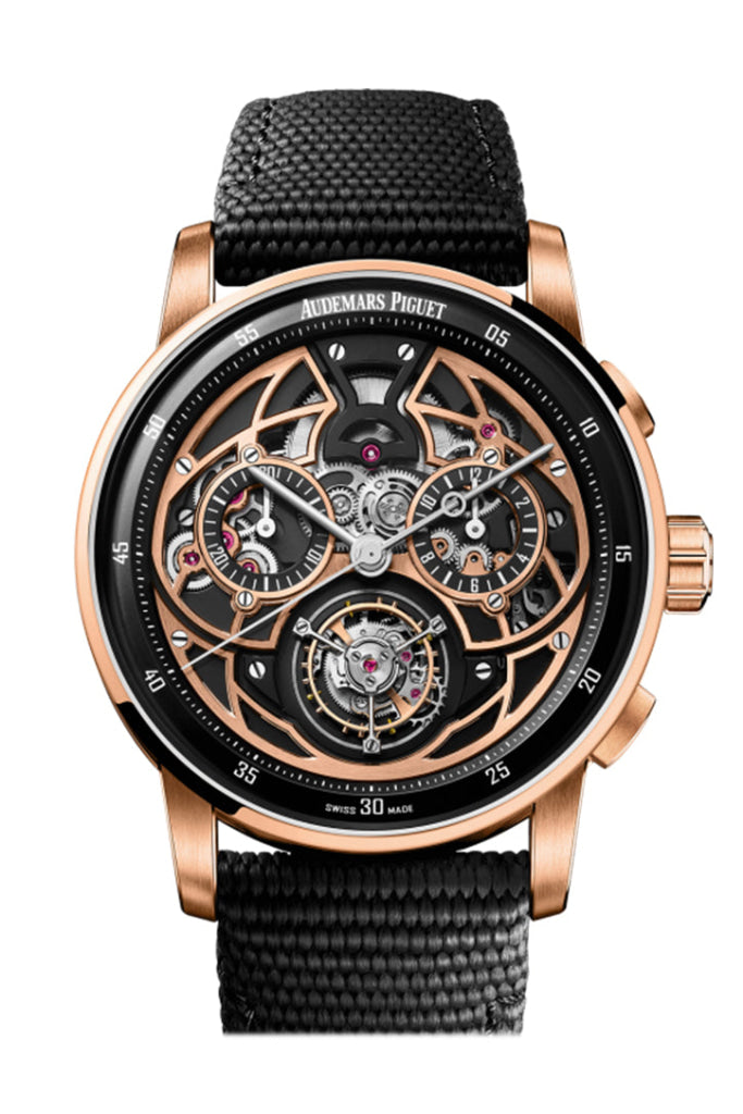 Audemars Piguet CODE 11.59 41mm Flying Tourbillon Chronograph Black Ceramic Watch 26399NR.OO.D002KB.01