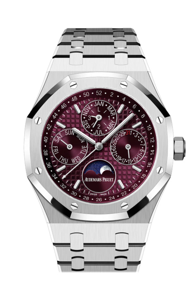 Audemars Piguet Royal Oak 41mm Purple Dial White Gold Watch 26574BC.OO.1220BC.01