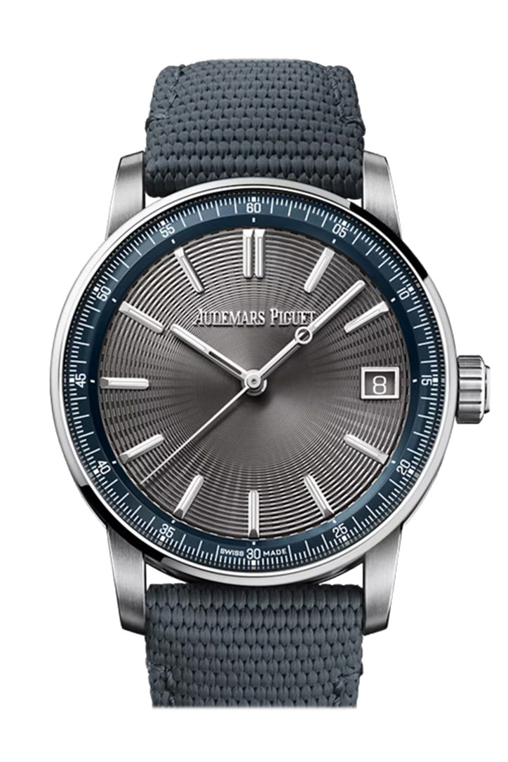 Audemars Piguet Code 41 Grey Embossed Stainless Steel 15210ST.OO.A009KB.01