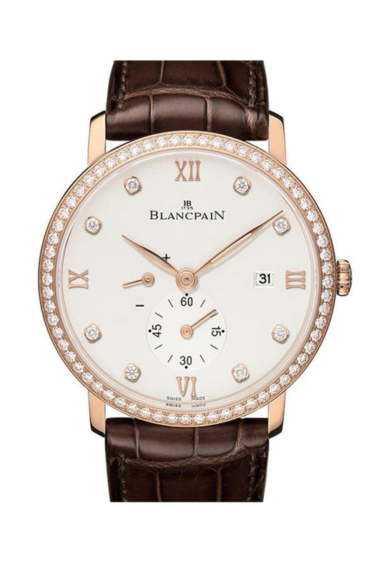 Blancpain Villeret Small Seconds Date and Power Reserve Rose Gold 6606-2987-55B