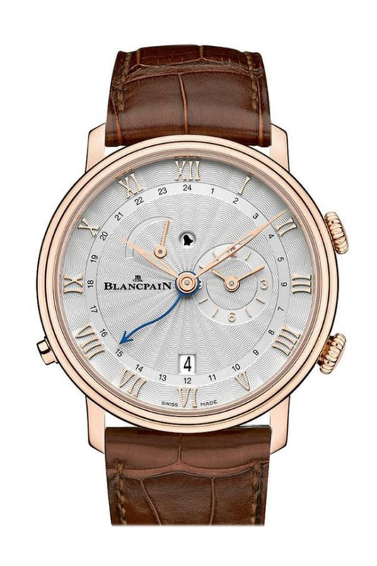 Blancpain Villeret Reveil GMT Alarm Rose Gold 6640-3642-55B