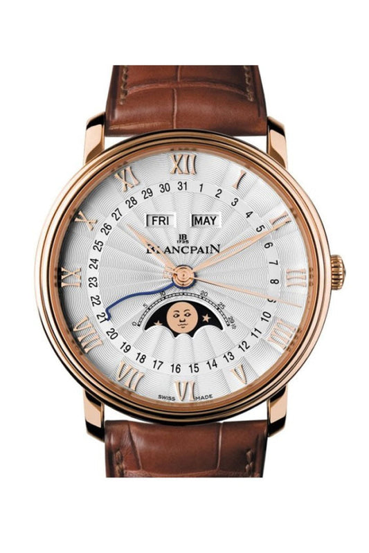 Blancpain Villeret Moonphase and Complete Calender Rose Gold 6664-3642-55B