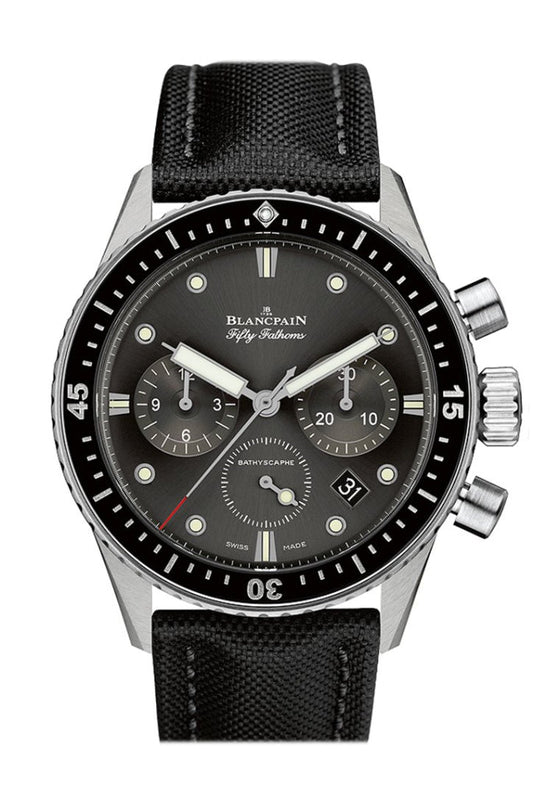 Blancpain Fifty Fathoms Bathyscaphe Meteor Grey Dial Chonograph Automatic Men's Watch 5200-1110-B52A       JD