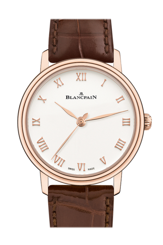 Blancpain Villeret Ultraplate Opaline Dial 18K Rose Gold Automatic Men's Watch 6104-3642-55A