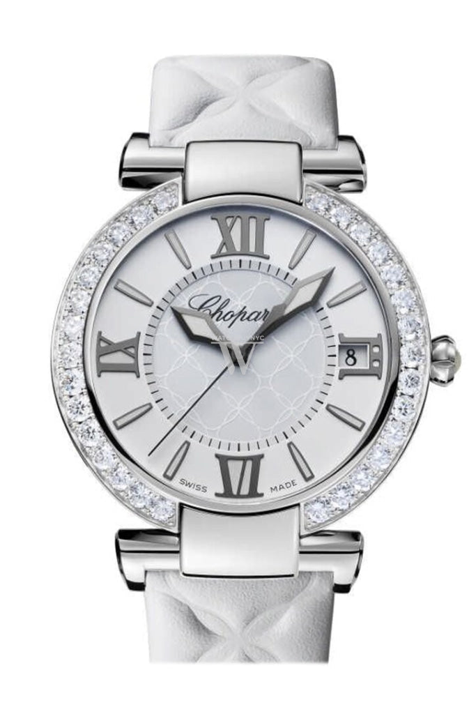Chopard Imperiale Automatic Mother of Pearl Diamond Leather Strap Women's Watch 388531-3008