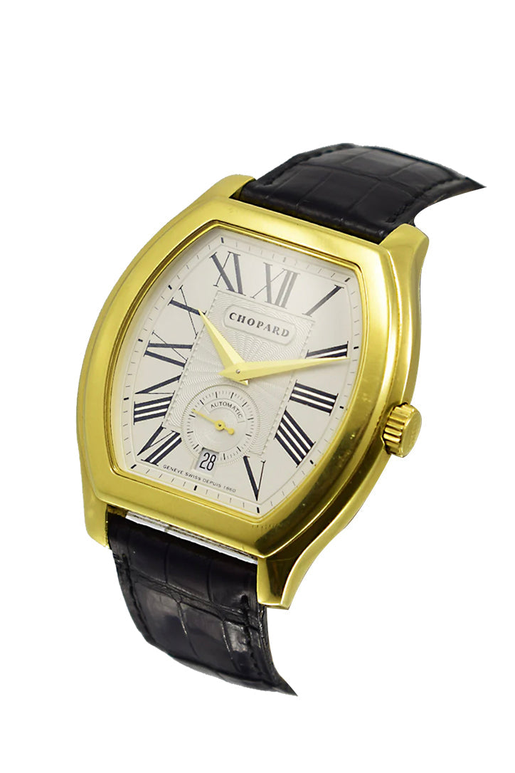 Chopard LUC Men's Watch 37 White Dial Yellow Gold 162267/0001