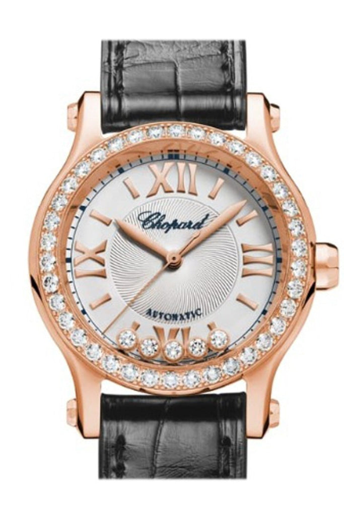 Chopard Happy Sport 30mm18K Rose Gold and Diamonds Automatic Watch 274893-5002