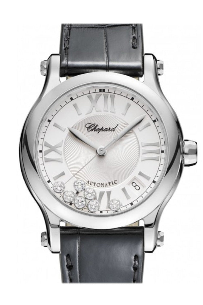 Chopard Happy Sport 36mm Automatic Stainless Steel and Diamonds Watch 278559-3001