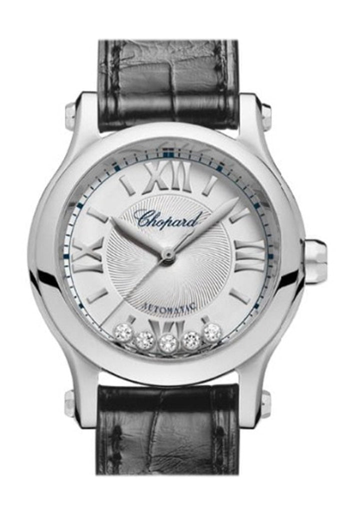 Chopard Happy Sport 30mm Stainless Steel and Diamonds Automatic Watch 278573-3001