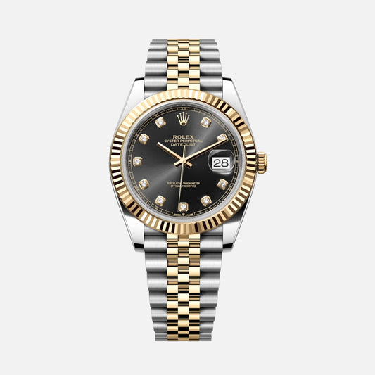 ROLEX DATEJUST 41MM BLACK DIAMOND DIAL