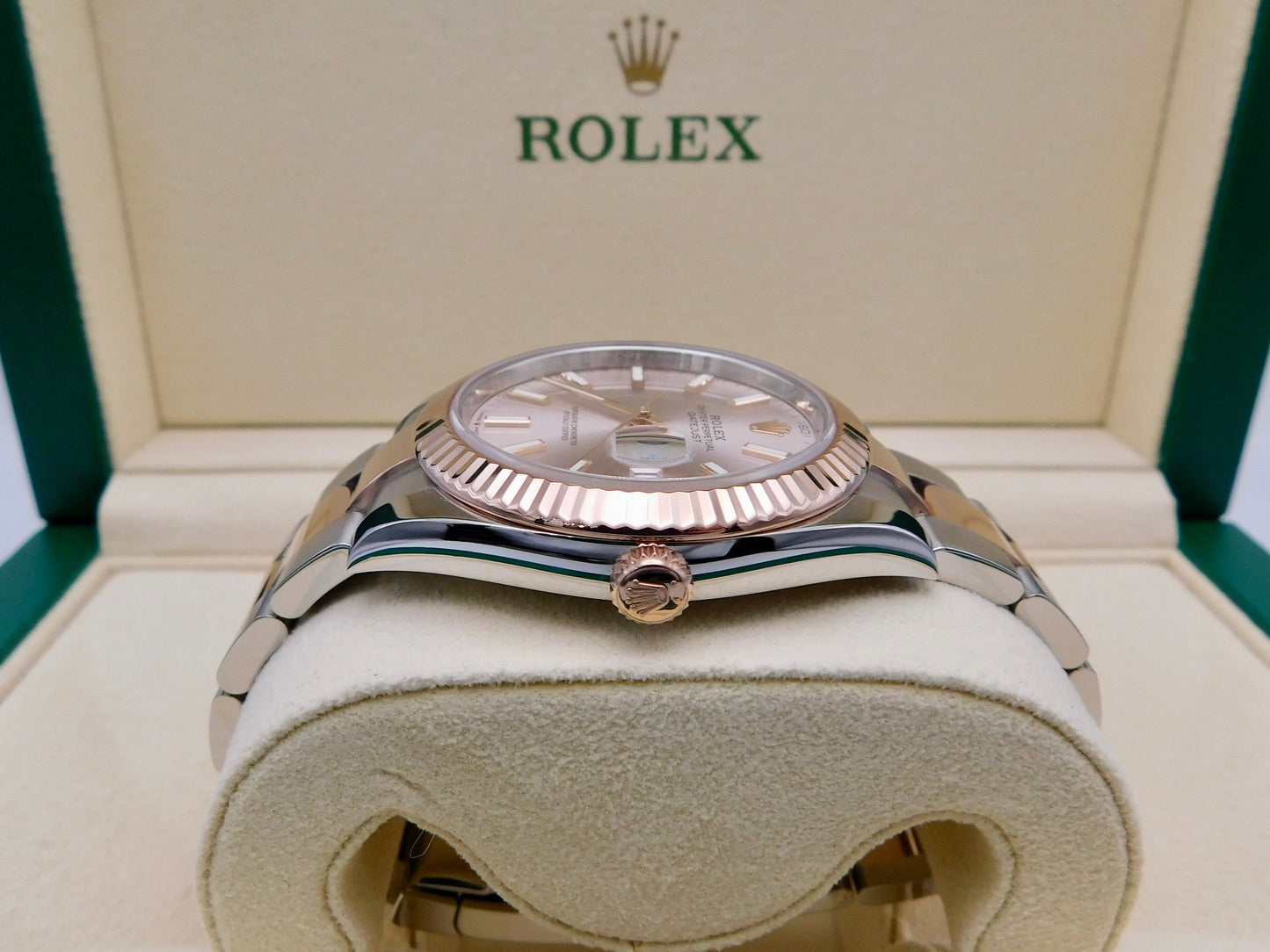 ROLEX DATEJUST 41MM SUNDUST INDEX