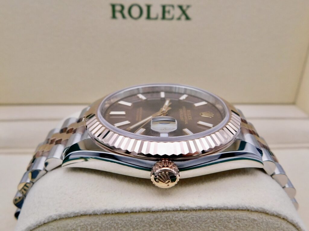ROLEX DATEJUST CHOCOLATE 41MM