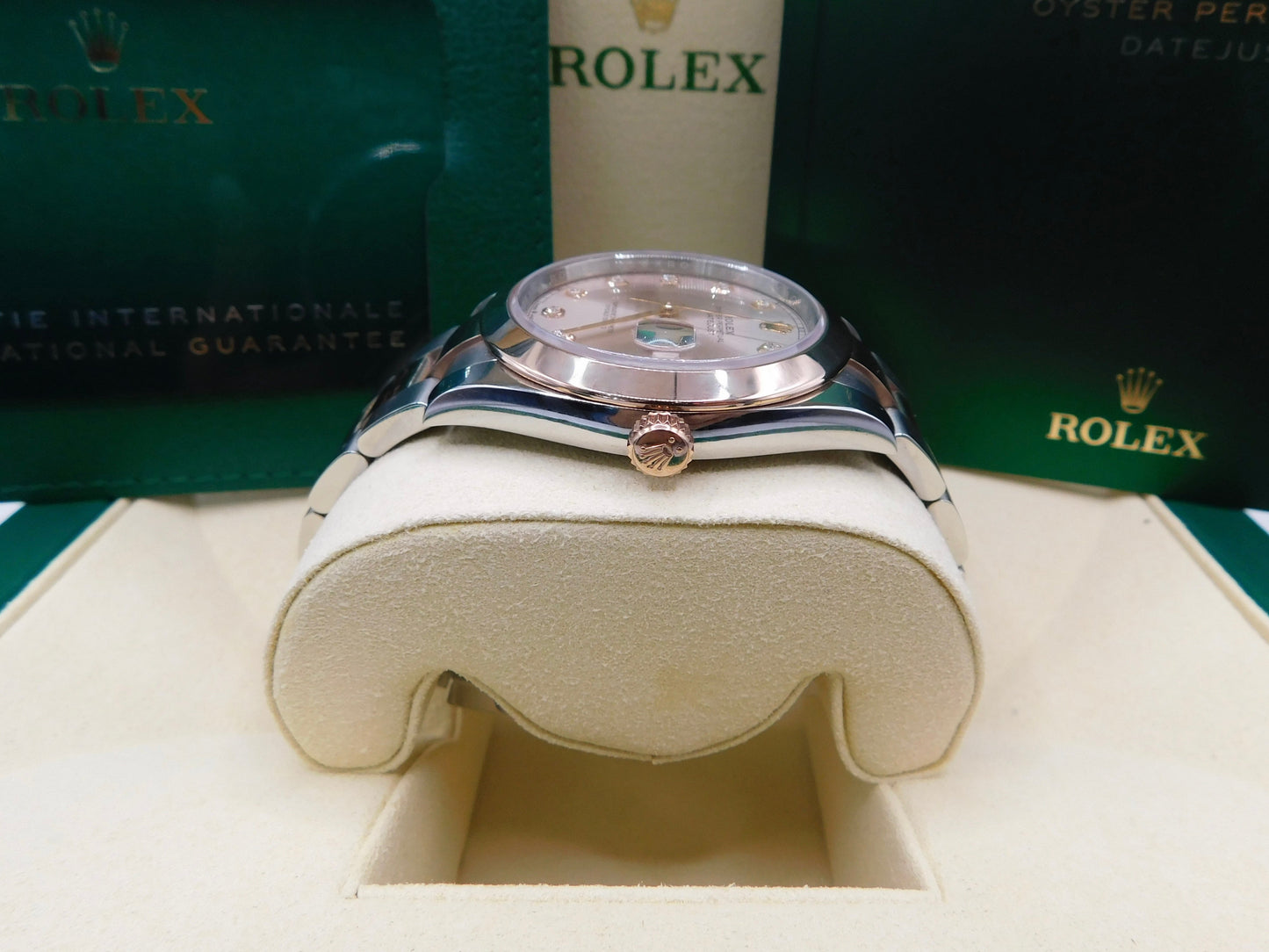 ROLEX DATEJUST 41MM SUNDUST DIAMOND