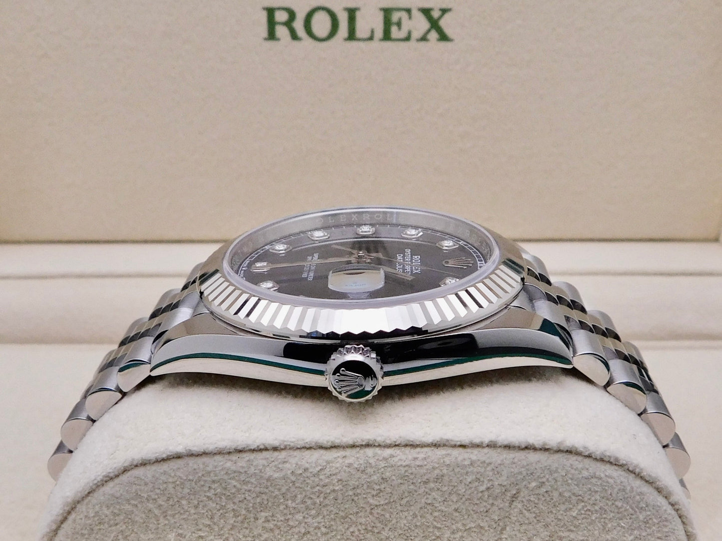 ROLEX DATEJUST 41MM BLUE DIAMOND