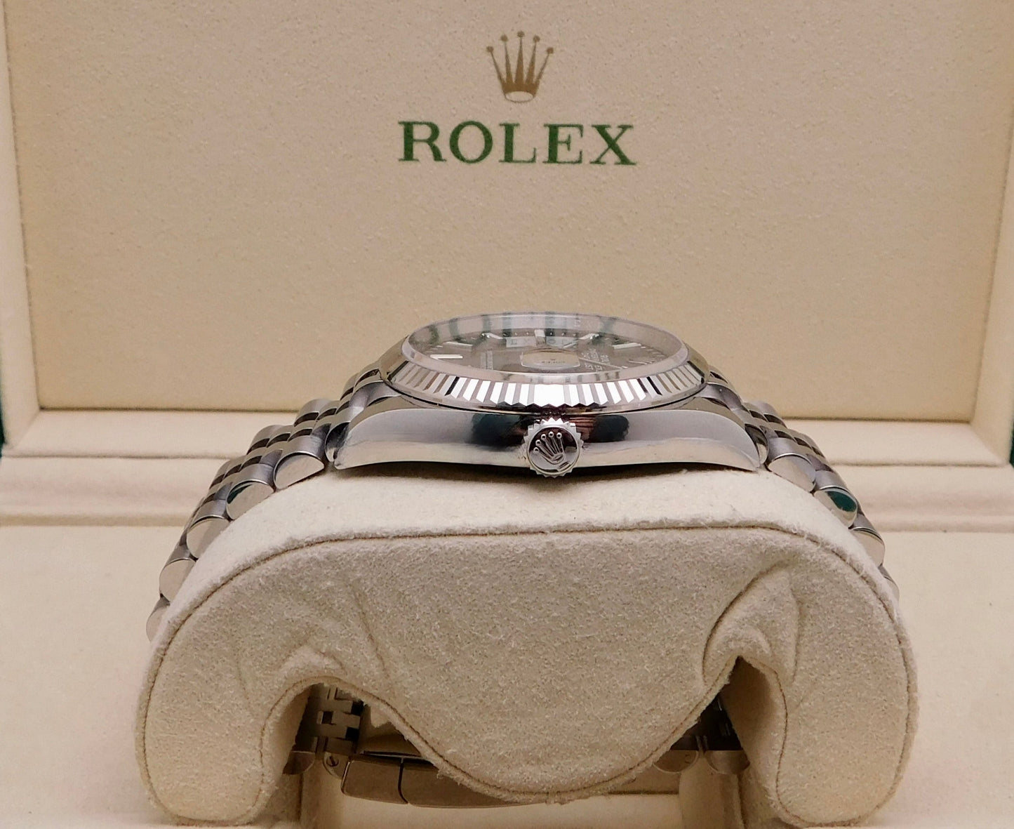 ROLEX DATEJAST 36MM GREEN MINT