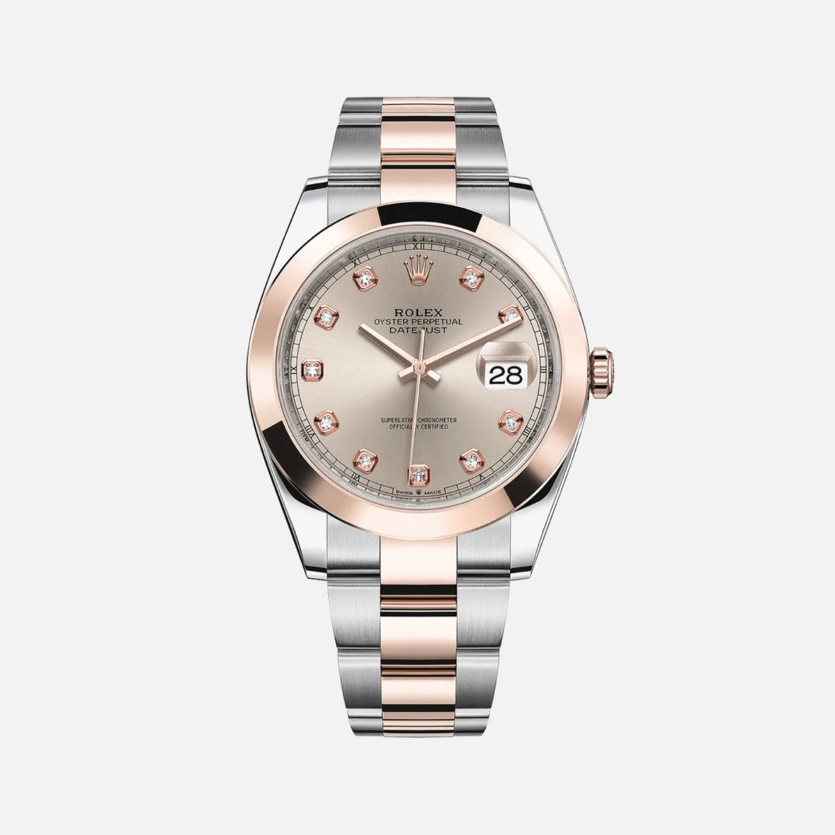 ROLEX DATEJUST 41MM SUNDUST DIAMOND