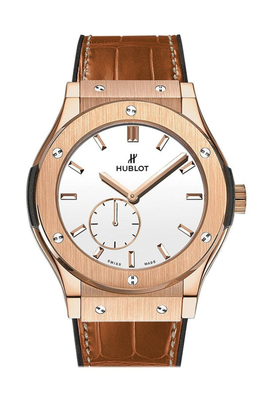 Hublot Classic Fusion 45mm Classico Ultra Thin White Dial Men's Watch 515.OX.2210.LR