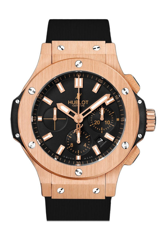 Hublot Big Bang Black Dial 18kt Rose Gold Casual Men's Watch 301.PX.1180.RX