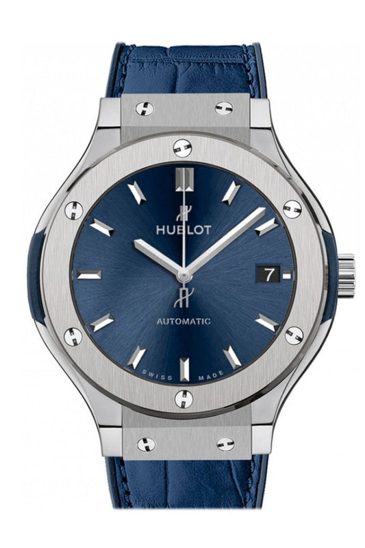 Hublot Classic Fusion Blue Sunray Dial Titanium 38mm Automatic Men's Watch 565.NX.7170.LR