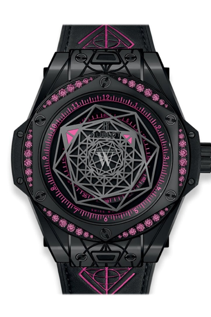 Hublot Big Bang Sang Bleu All Black Pink 465.CS.1119.VR.1233.MXM18