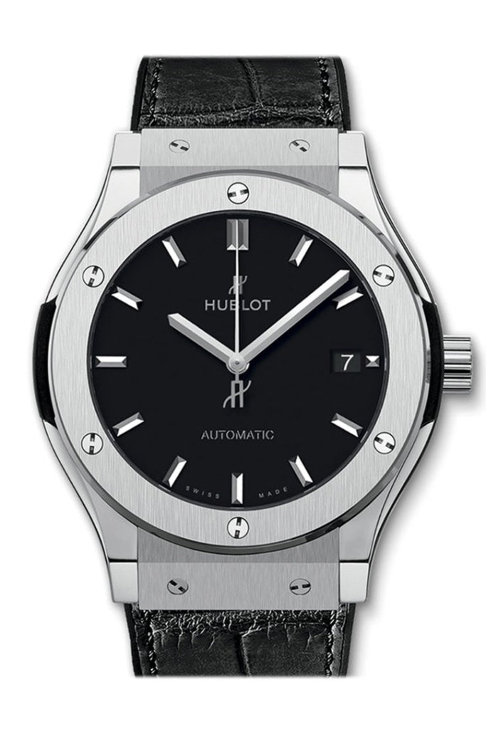 Hublot Classic Fusion Automatic Black Dial Titanium Men's Watch 542.NX.1171.LR