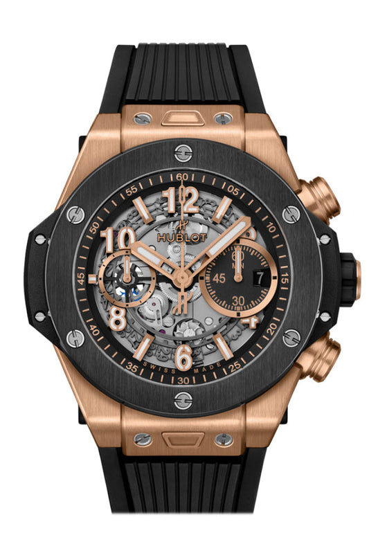 Hublot Big Bang Unico King Gold Ceramic 42mm Watch 421.OM.1180.RX. JD
