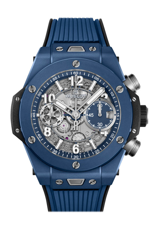 Hublot Big Bang Unico Skeletonized Dial Blue Ceramic 441.EX.5129.RX.UCL22 JD