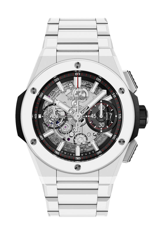 Hublot Big Bang 42 Skeleton Dial White Ceramic Watch 451.HX.1123.HX JD