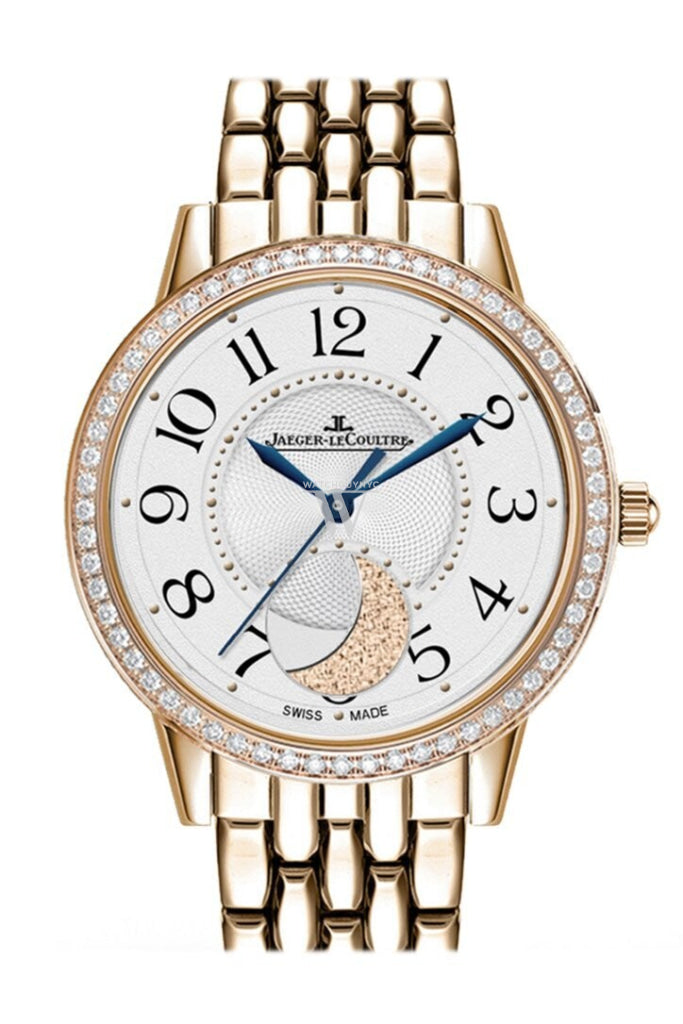 JAEGER JLC Rendez-Vous Rose Gold Silver Dial 3572120