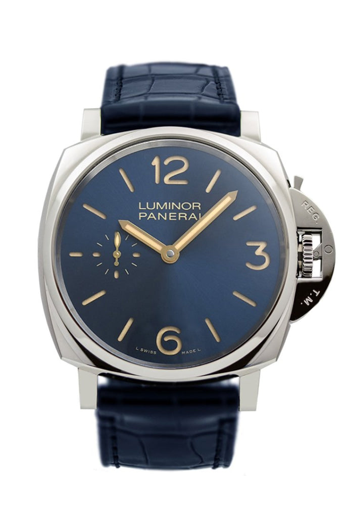 Panerai Panerai Panerai Luminor Blue Dial Men's Watch PAM00728 luxury watch by Global Sky Diamonds, Diamond District NYC, mazalito