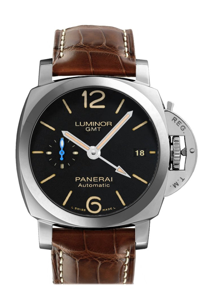 Panerai Panerai Panerai Luminor 3 Day 1950 Automatic Black Dial Men's Watch PAM01320 luxury watch by Global Sky Diamonds, Diamond District NYC, mazalito
