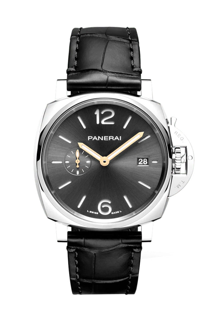 Panerai Panerai Panerai Luminor Due 42mm Grey Dial PAM01250 luxury watch by Global Sky Diamonds, Diamond District NYC, mazalito