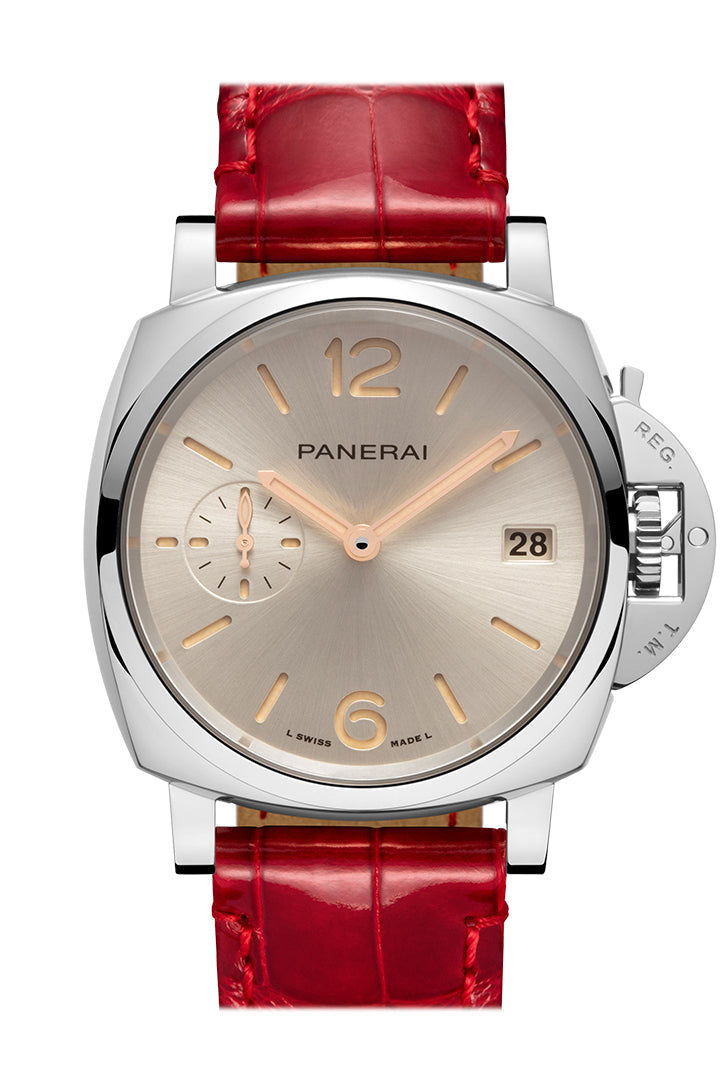 Panerai Panerai Panerai Luminor Due 38 SILVER Dial PAM01248 luxury watch by Global Sky Diamonds, Diamond District NYC, mazalito