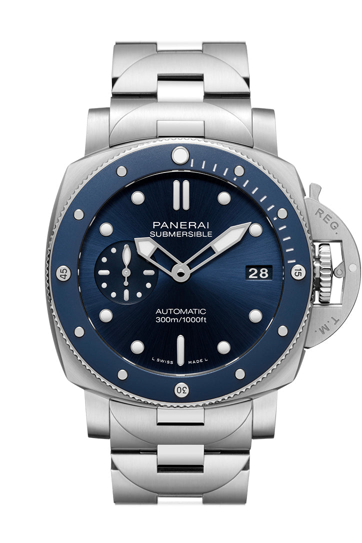 Panerai Panerai Panerai Luminor Marina 42 Green Dial Watch PAM02068 luxury watch by Global Sky Diamonds, Diamond District NYC, mazalito