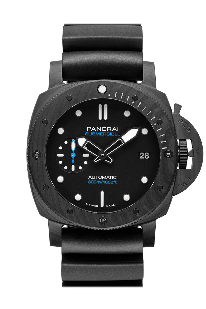 Panerai Panerai Panerai Luminor Submersible 42 Black Dial Watch PAM02231 luxury watch by Global Sky Diamonds, Diamond District NYC, mazalito
