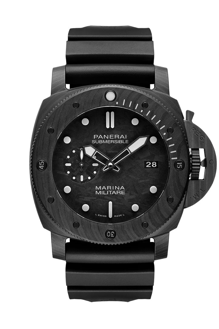 Panerai Panerai Panerai Luminor Submersible 47 Black Dial Watch PAM02979 luxury watch by Global Sky Diamonds, Diamond District NYC, mazalito