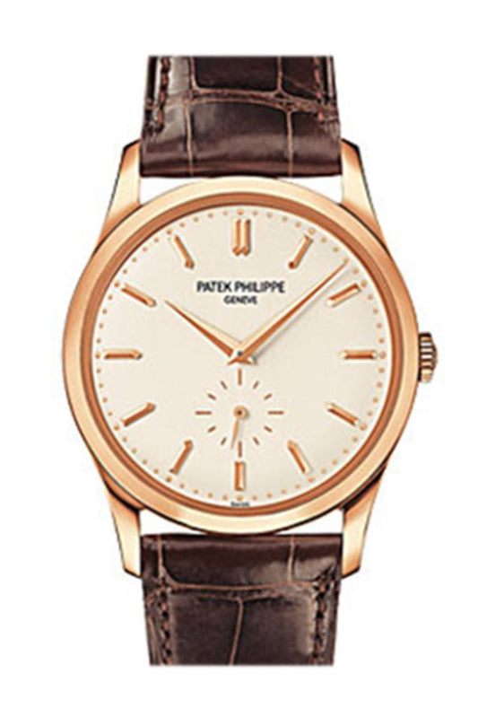 Patek Philippe Calatrava Mens Silver Dial Watch 5196R-001