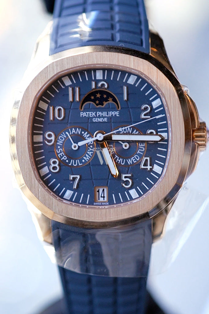 Patek Philippe Aquanaut Luce Annual Calendar Blue Dial Watch 5261R 5261R-001