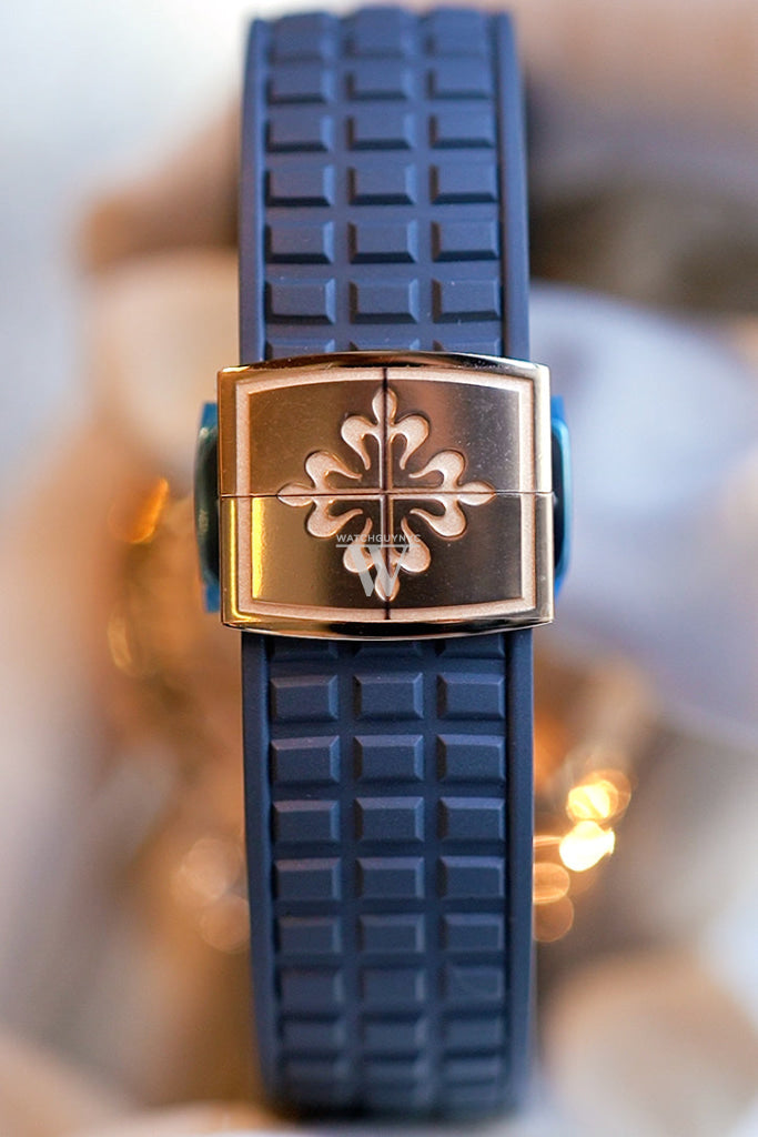 Patek Philippe Aquanaut Luce Annual Calendar Blue Dial Watch 5261R 5261R-001
