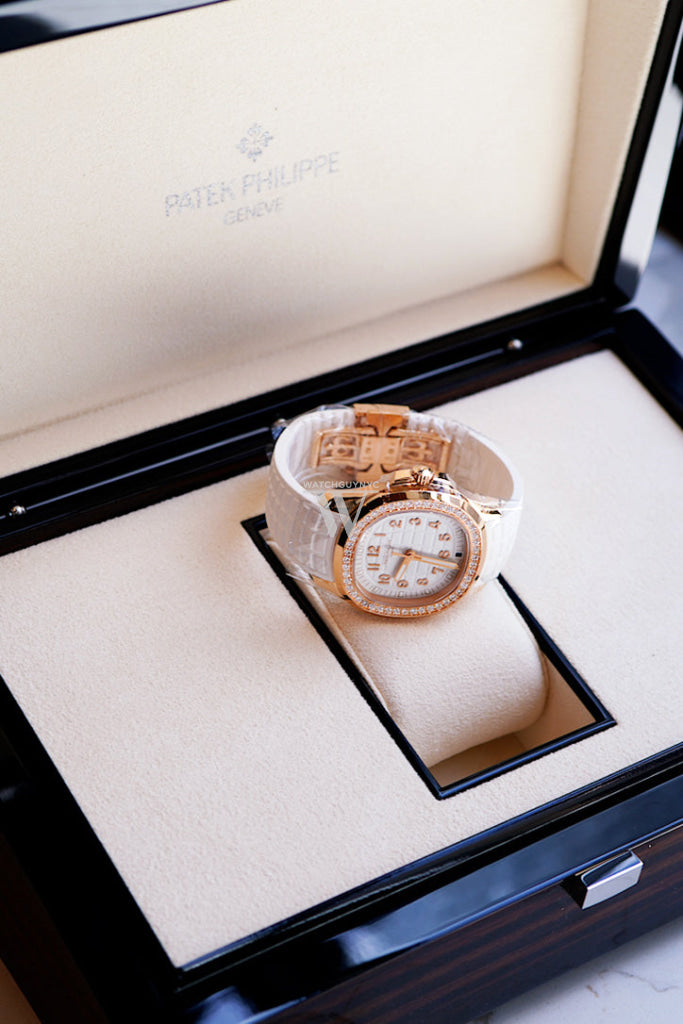 Patek Philippe Aquanaut Luce Automatic Rose Gold White Dial Watch 5269/200R-001 5269/200R